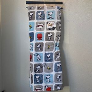 Snoopy Throw Blanket Extra Long Peanuts